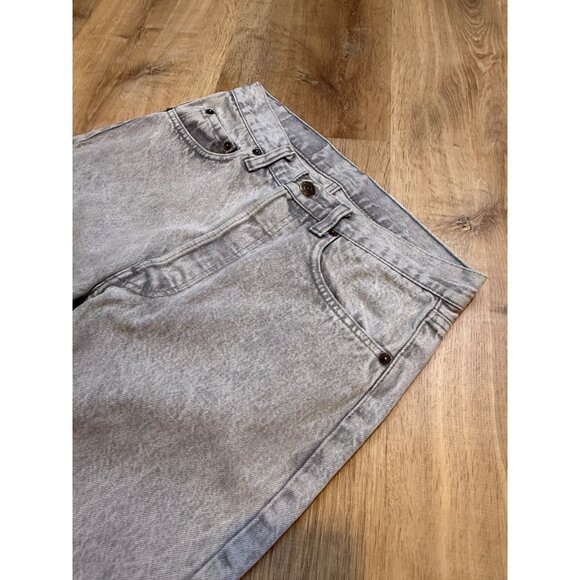 Vintage 90s Levis 501 XX Jeans Stonewashed Gray Distressed Hem 30x32 USA *30x25* - Picture 11 of 11